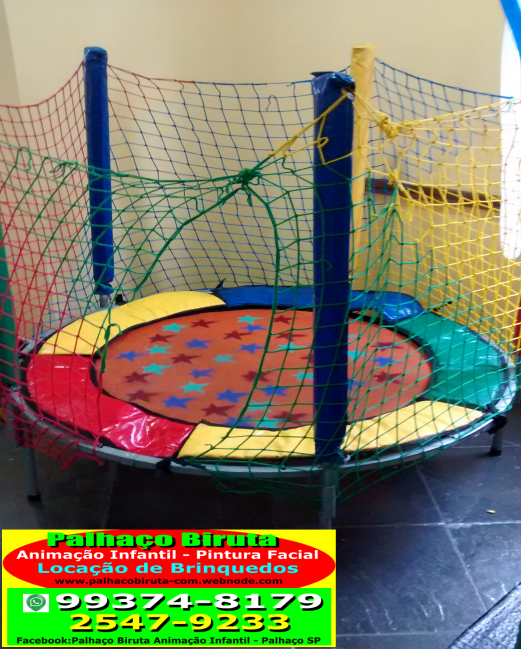 Mini Cama Elástica Palhaço Biruta - Palhaço SP